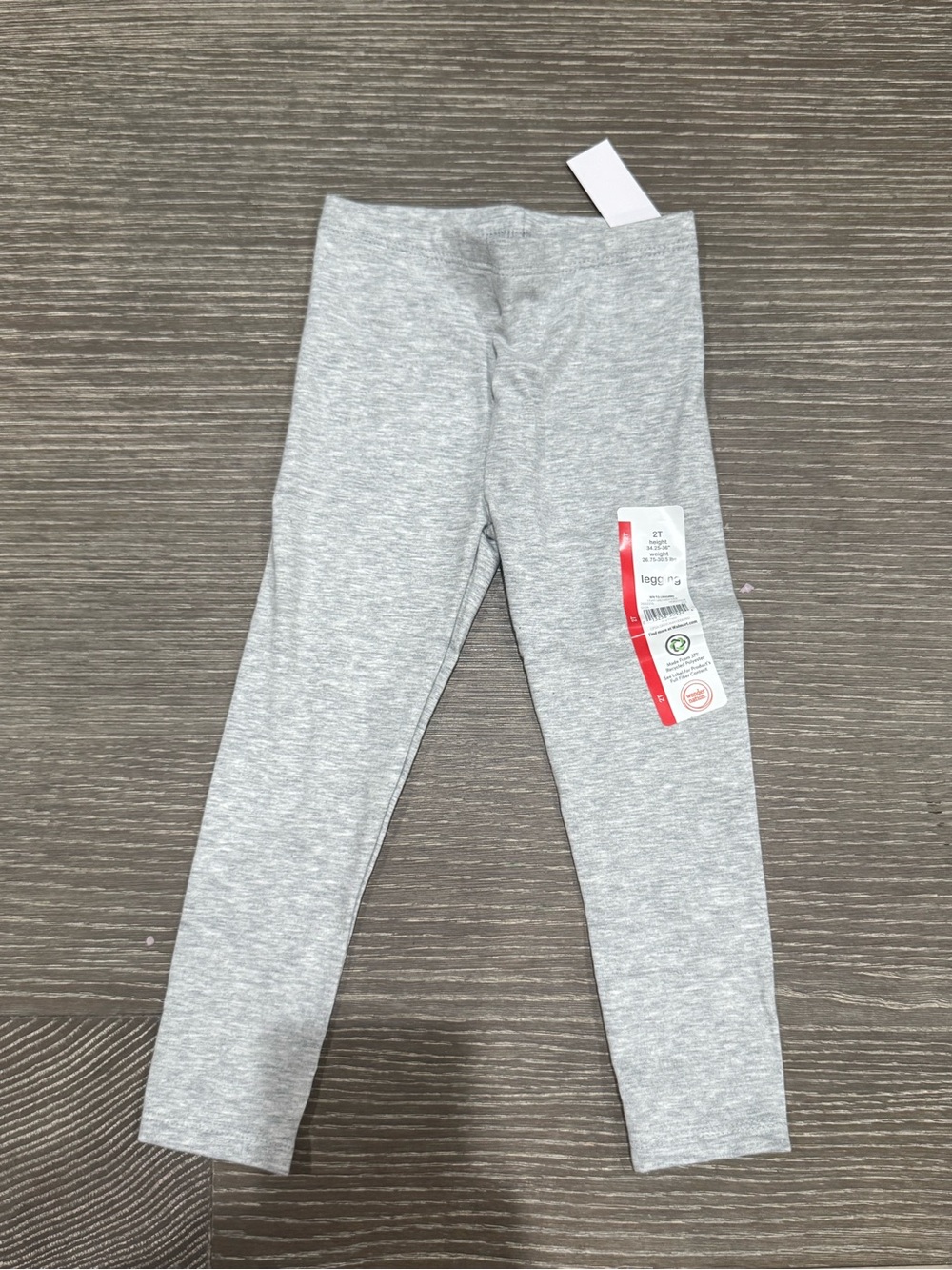 NWT size 2T wonder nation Grey Leggings